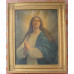 Starožiný drevený rám zlatený 73,5x56,2 cm
