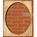 Obrazová vložka oval 62,2x50,2 okolo 1900