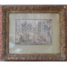 Rám blondel zlatený 60,8x50,4 cm v rokok.štýle