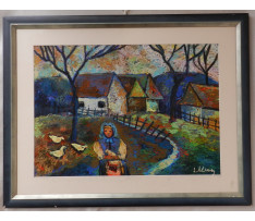 Janko Alexy(1894-1970)Pastierka(Žena s husami)