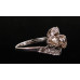 Art Deco prsteň Au briliantový 2,08 ct (15 ks)