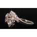 Art Deco prsteň Au briliantový 2,08 ct (15 ks)
