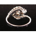 Art Deco prsteň Au briliantový 2,08 ct (15 ks)