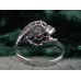 Art Deco prsteň Au briliantový 2,08 ct (15 ks)