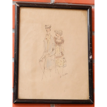 Ľudovít Fulla(1902-1980)-Na prechádzke