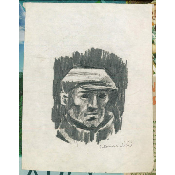 Imrich Weiner-Kráľ(1901-1978)-Hlava vojaka