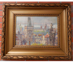 Imro Weiner Kráľ(1901-1978)-Panoráma Prahy 