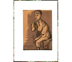 Imrich Weiner-Kráľ1901-1978)-Sediaci chlapec
