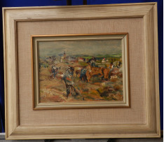 Gustáv Mallý(1879-1925)-Motív z Oravíc