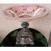 Nástolec Ag kombinovaný s porcelánom RU okolo 1900