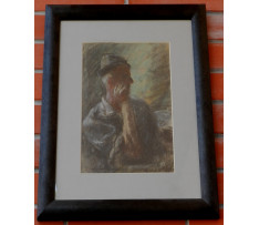 Arnold Peter Weisz-Kubínčan(1898-1945)-Zamyslený muž 