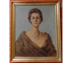 Stiha Vladan(1908-92)-Portrét mladej ženy