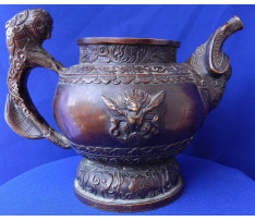 Tibetský čajník 19 storočie ,bronz