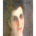 Karel Vácha (1884-1944)-Žena s karafiaty