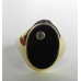 Zlatý Pánsky Prsteň s Chalcedonom 16 ct a synt. Spinelom 0,05 ct ok. 1949
