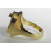 Zlatý Pánsky Prsteň s Chalcedonom 16 ct a synt. Spinelom 0,05 ct ok. 1949