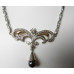 Art Deco set Au šperkov brilianty 1,49 ct Hematit 28,4 ct perla