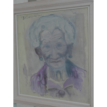 Andrej Bělocvětov (1923-97)-Portrét starej ženy