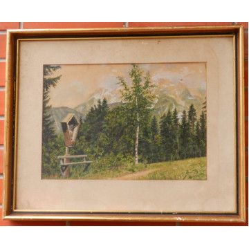Csordák Ľudovít(1864-1937)-Lesná lavička