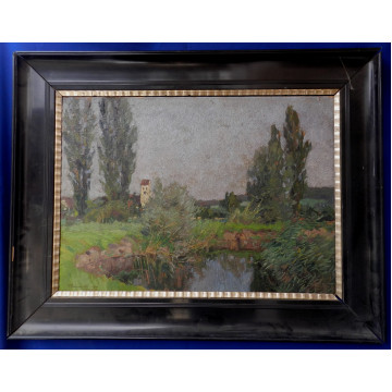 Felix Eisengräber (1874-1940)-Krajina s jazerom