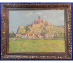 Bedřich Hofstädter(1910-54)-Pohľad na Trenčiansky hrad