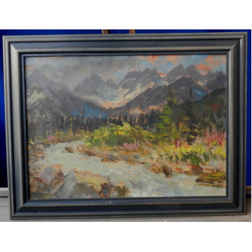 Hosperger Emanuel (1891-1984)-Pohľad na Tatry