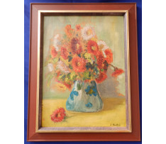 Jozef Kollár(1899-1982)-Kytica v majolikovej váze
