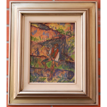 Arnold (Peter) Weisz- Kubínčan(1897-1945)-Drevorubač