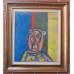 Matejka Peter(1913-1972)-Dievča s kvetami vo vlasoch 