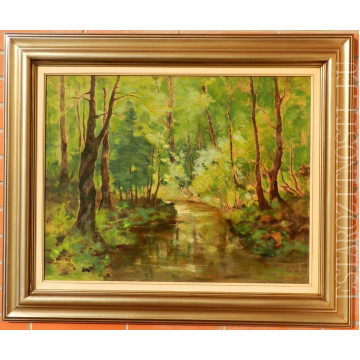 Jasusch Anton(1882-1965)-Lesné zátišie