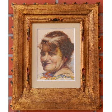 Anton Kolig (1886-1950)-Portrét ženy