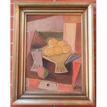 Antonín Pelc(1895-1967)-Zátišie s jablkami