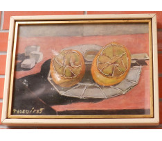 Arnošt Paderlík(1919-1999)-Zátiší s citróny