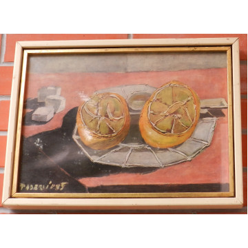 Arnošt Paderlík(1919-1999)-Zátiší s citróny