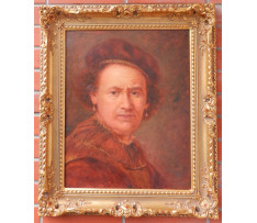 Beregi S.W. Sandor(1876-1943)-Portrét Rembrandta