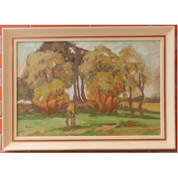 Braun Irena (1927-)-Letná krajinka