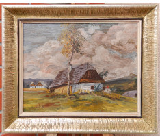 Bubeníček Ota(1871-1962)-Chalupy v krajine