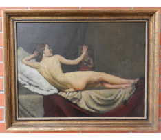 Budský Rudolf(1887-)-Ležiaci akt ženy