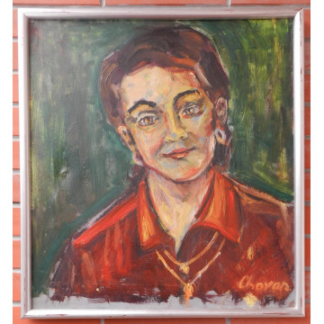 Chovan Lórant(1913-2007)-Portrét ml. ženy