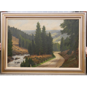 Csordák L.(1864-1937)-Cesta v lese