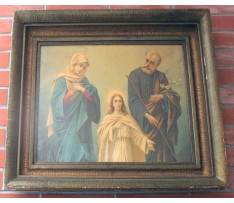 Drevený rám okolo 1900-25 rozmer: 55x42