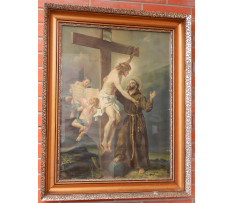 Drevený rám s tlačou 73,5x54 cm
