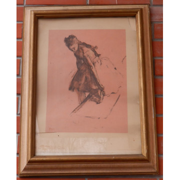 E.Degas(1834-1917)-Tanečnica obúvajúc črievičku