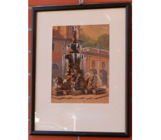 E. Schaffran (1873-1961)-Fontana vo Viedni