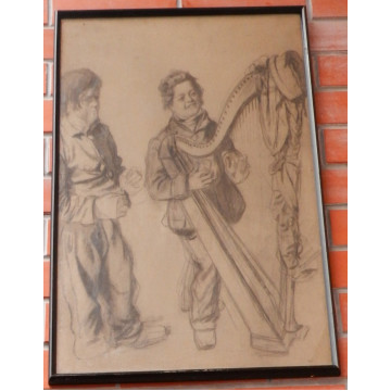 Engelhart Josef(1864-1941)-Harfisti