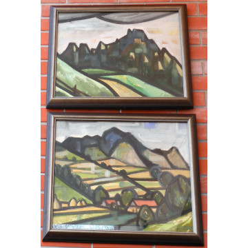 Ferdinand Hložník (1921-2006)-Krajina I a II pár