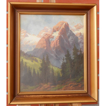 Flieher K. (1888-1958)-Loferer Steinberge mit Grubhörndl