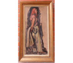 Frant. Reichentál (1895-1971)-Žena v šatke