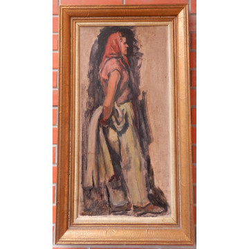 Frant. Reichentál (1895-1971)-Žena v šatke