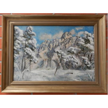 František V.Podolay(1905-58)-Pohlad na Tatry v zime